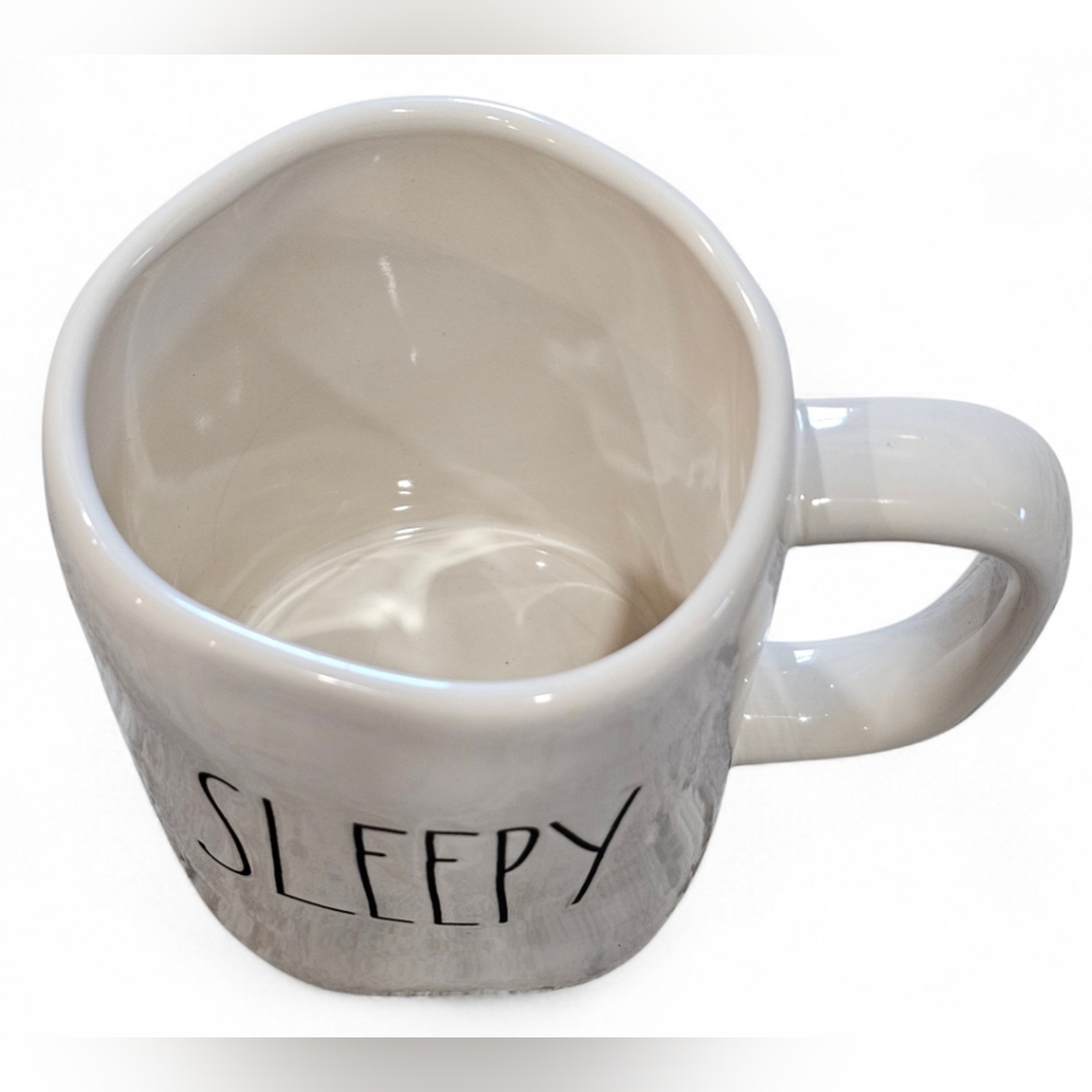 Rea Dunn Ceramic Mug with 'SLEEPY'. Slight Imperfections On Mug. Like New - Picture 2 of 5